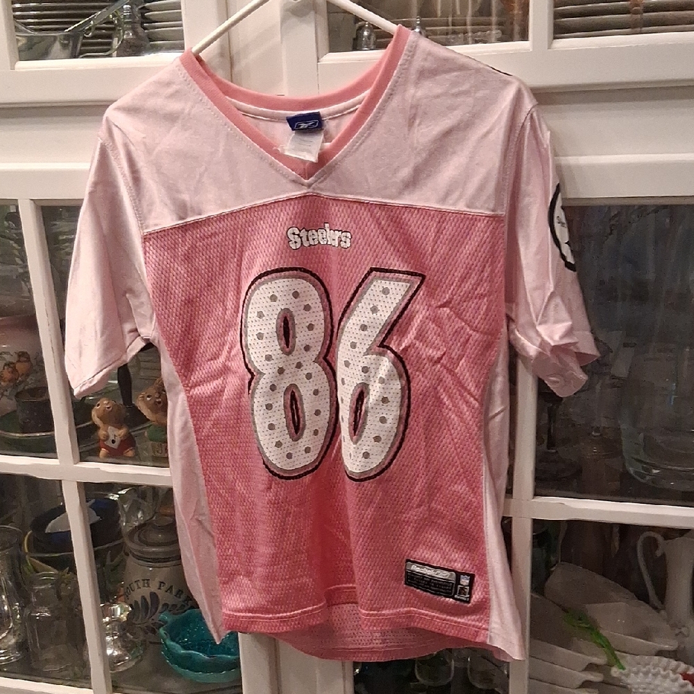 Reebok Pink Kids Jersey with White Accents